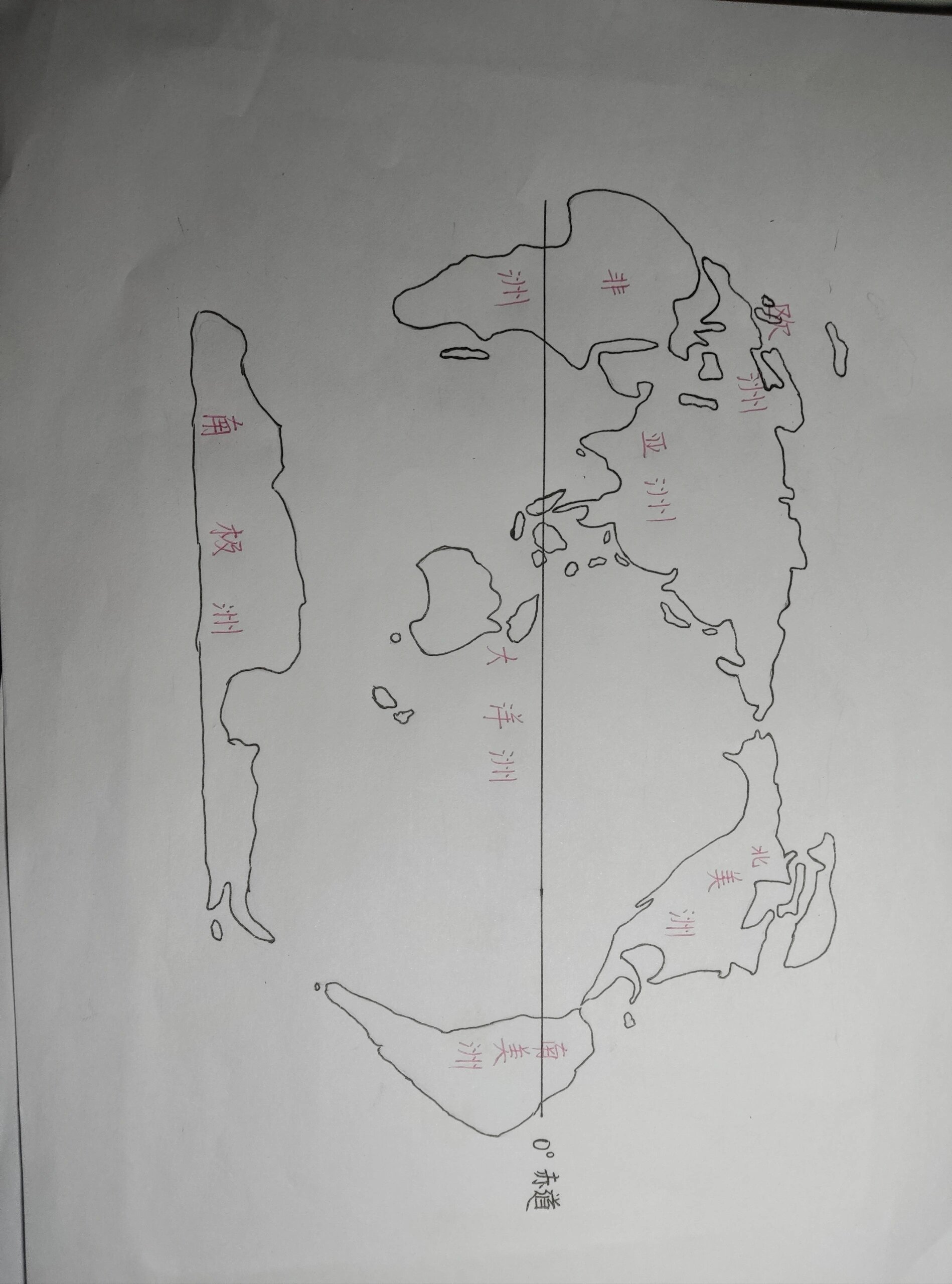 世界地图简笔 世界地图简笔画🗺️