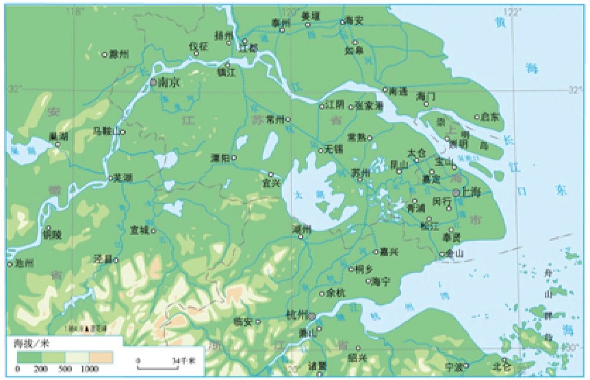 中国地理—南方地区之鱼米之乡—长江三角洲 1.