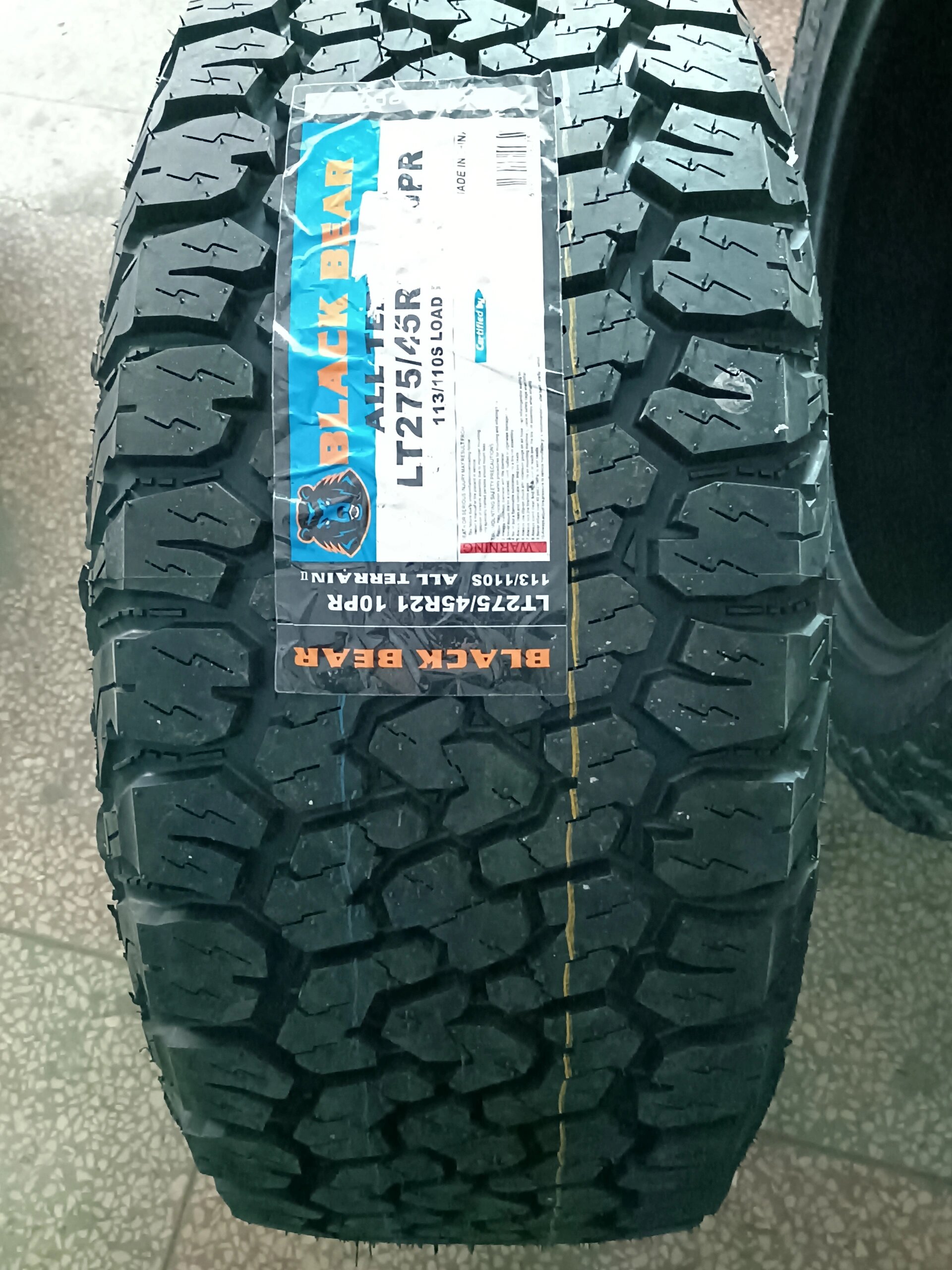 理想原车265/45r21升级黑熊越野轮胎275145r21  at轮胎