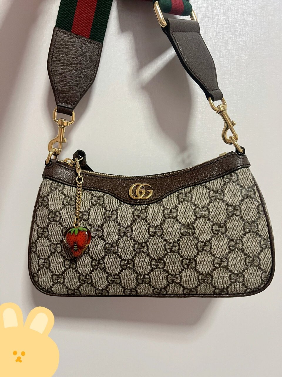 gucci 古驰 ophidia 小草莓老花 绝版肩背包 #古驰gucci# #古驰gucci