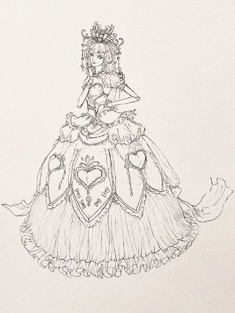 叶罗丽精灵梦篇 手绘绘画叶罗丽精灵梦篇:情公主,冰公主,梦公主