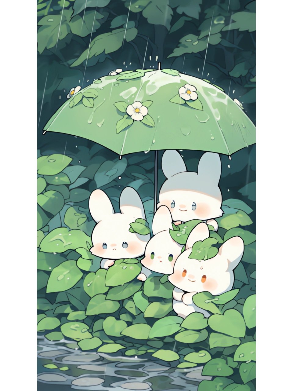 93超级可爱兔兔壁纸 谁能拒绝可爱的兔兔捏!竖屏的兔兔壁纸它来啦!