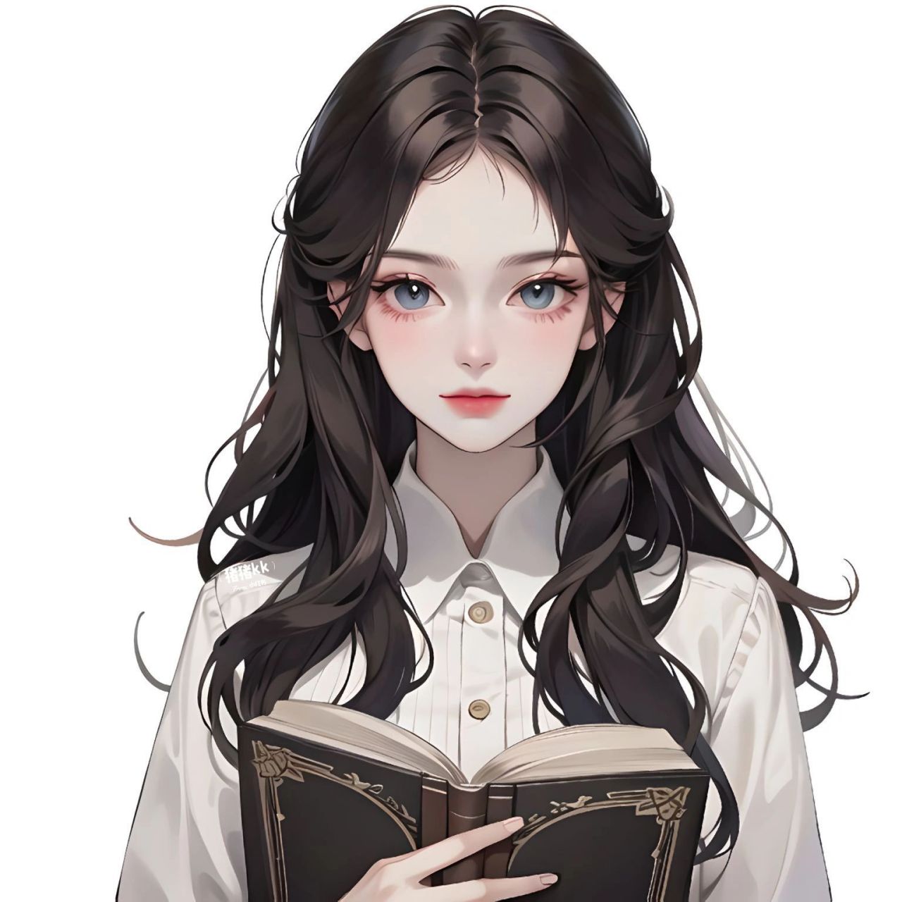 女生头像|学霸模式 逢考必过 好好学习天天向上!      图片由 生成