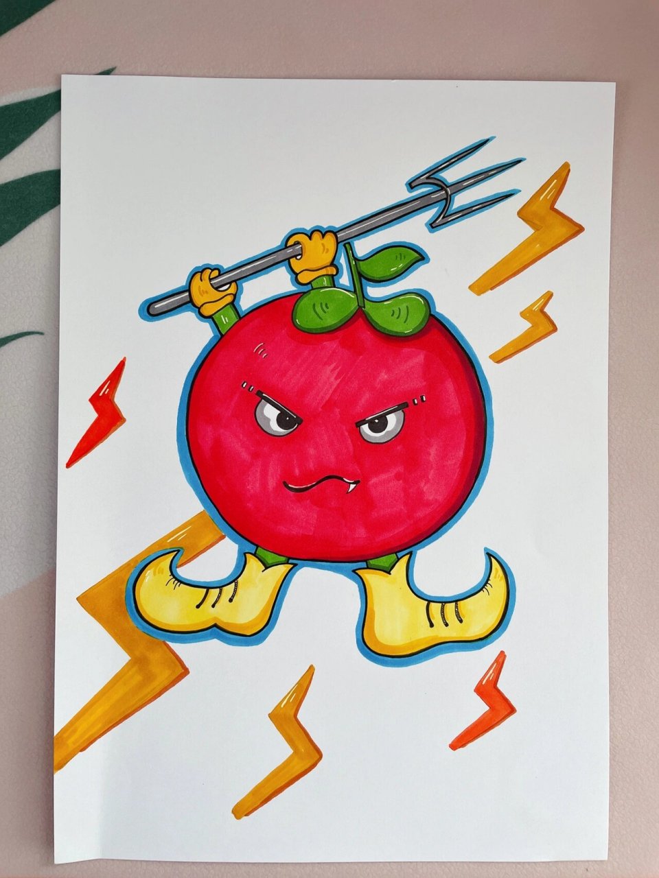 儿童画|蔬果联想系列|no.8 - 若心有所向 平凡的日子 也会泛着光