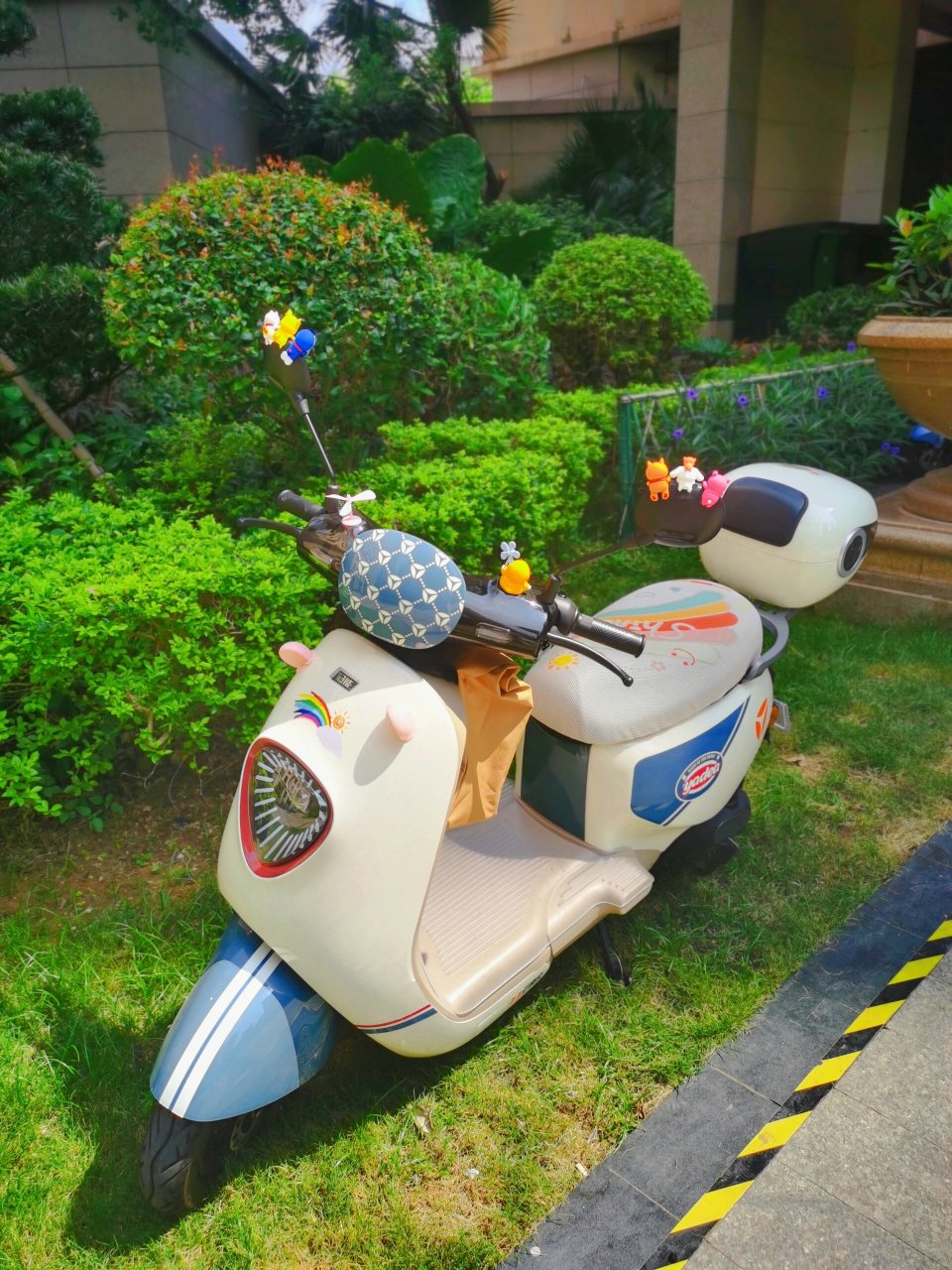 有了第一台电动车 半个月前,全款喜提雅迪冠能魅丽dm530, 陆续添置了