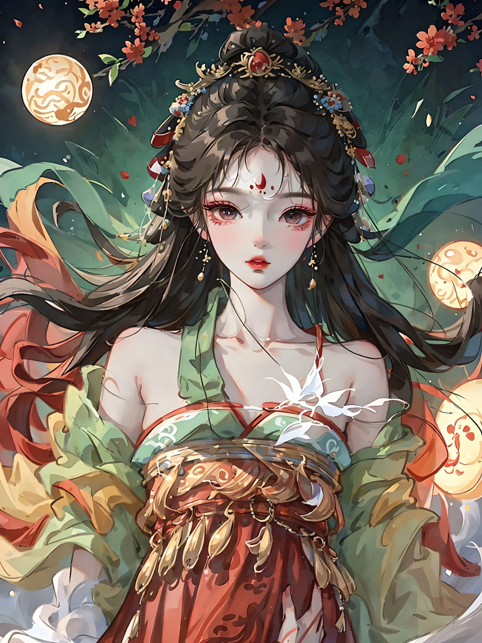 绘画素材 | 国风动漫少女