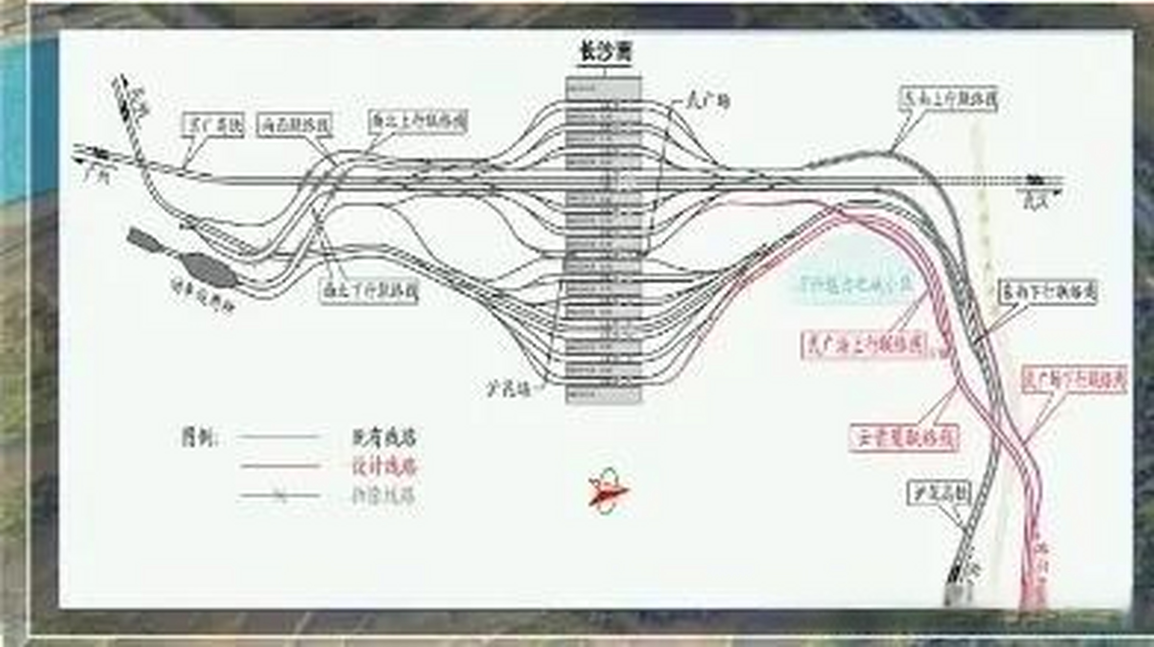 长沙机场联络线规划图图片