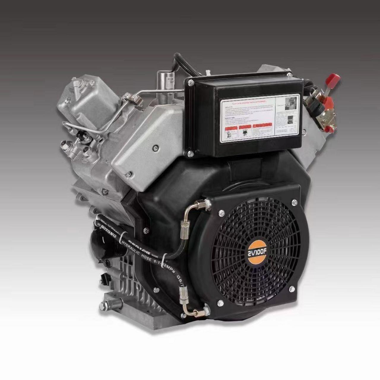 贝隆通用品牌双缸风冷柴油发动机!