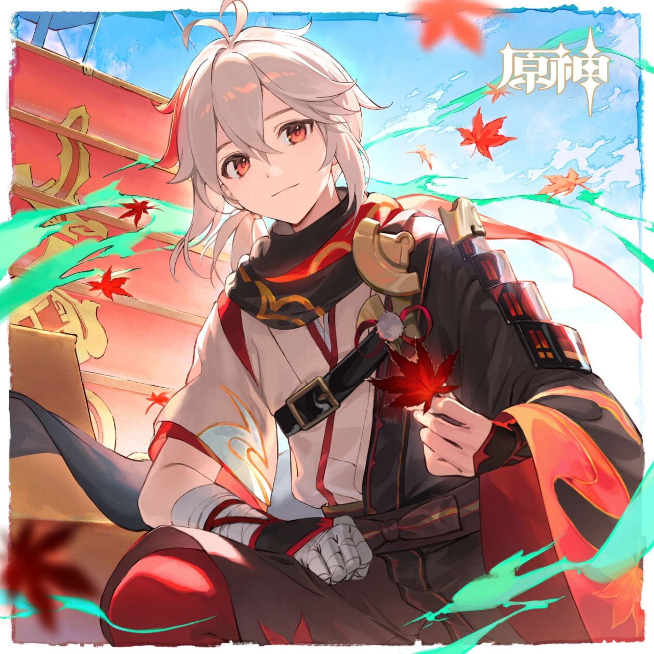 原神丨枫原万叶 kaedehara kazuha 「飘摇风雨中,带刀归来赤脚行」