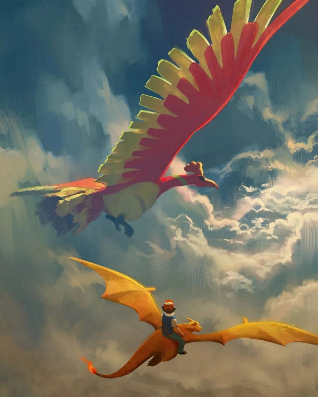 精灵宝可梦‖神兽动漫壁纸六连 场景很大,画风很帅, 以上