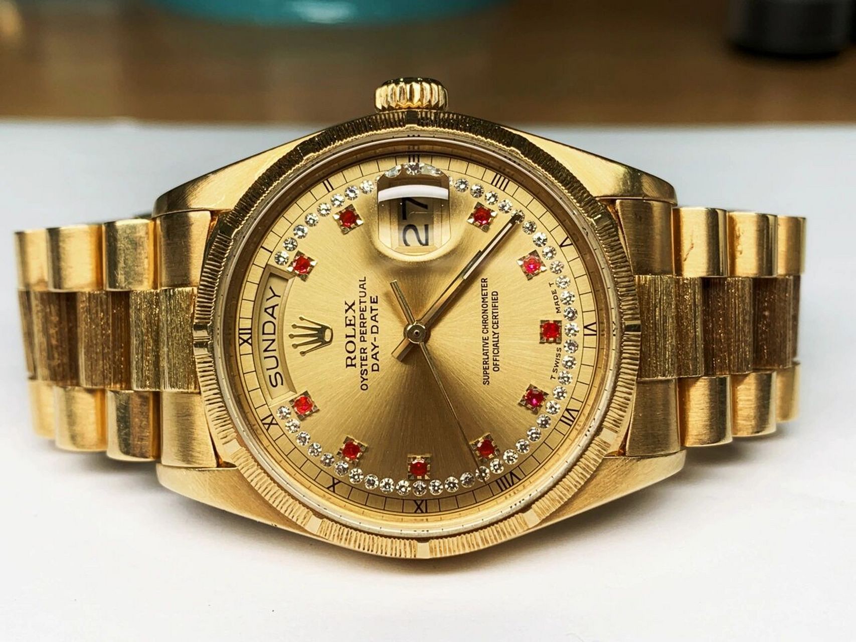 古董 rolex 劳力士 大金劳 红宝石 大金劳里面尤以盘面特殊性最为重要