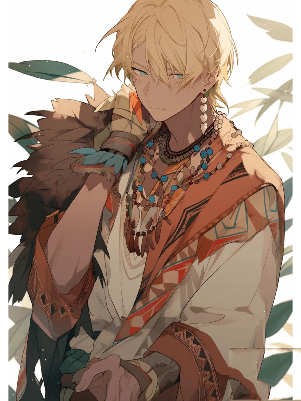 六种不同类型的西域男子 #ai绘画# #漫画美男# #绘画