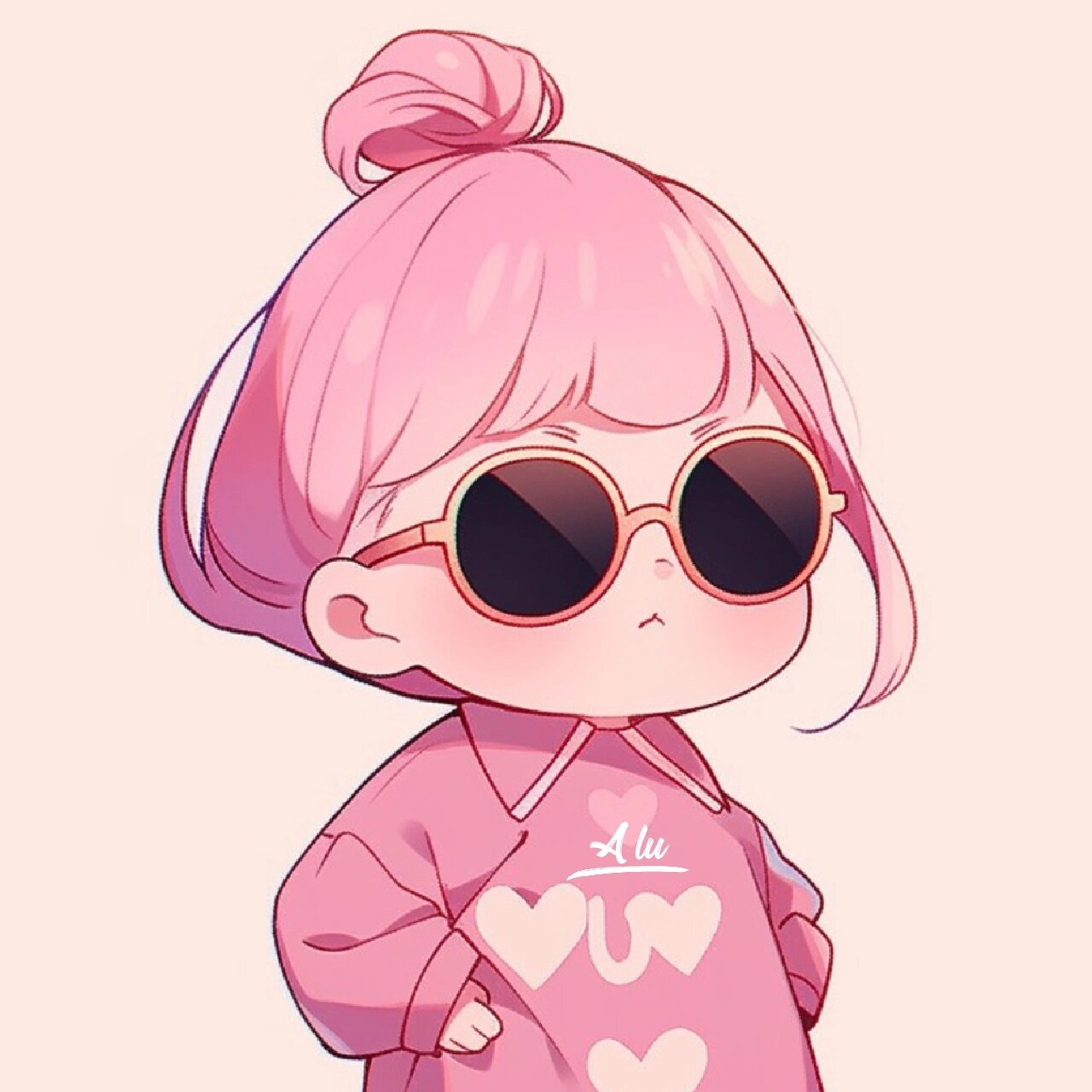 又拽又可爱的妹子,谁不爱呢|甜酷头像 她又拽又可爱,我好爱!