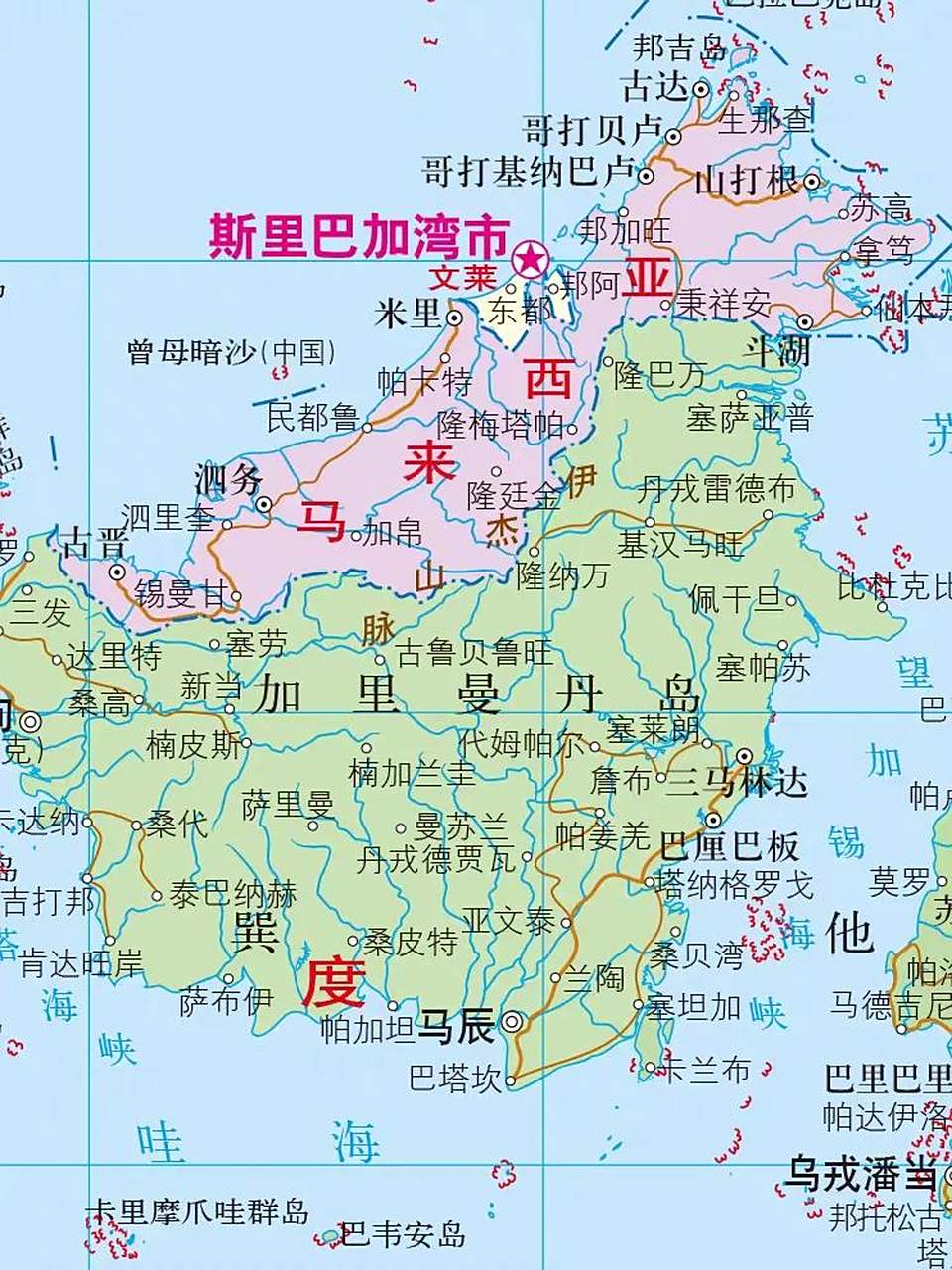 加里曼丹岛面积74.