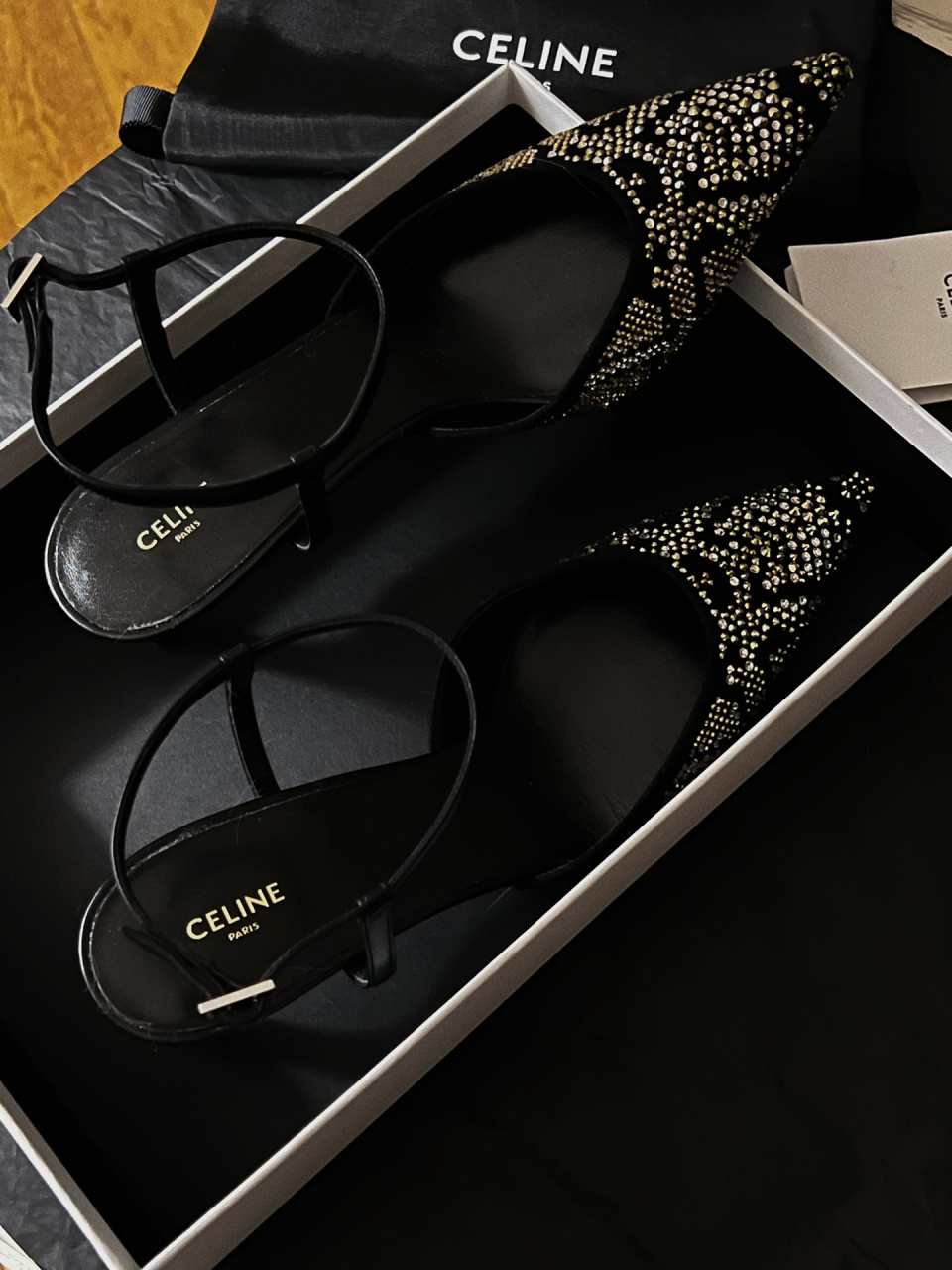 好看的鞋子百里挑一90celine 对这种尖头小高跟鞋 总是一见倾心