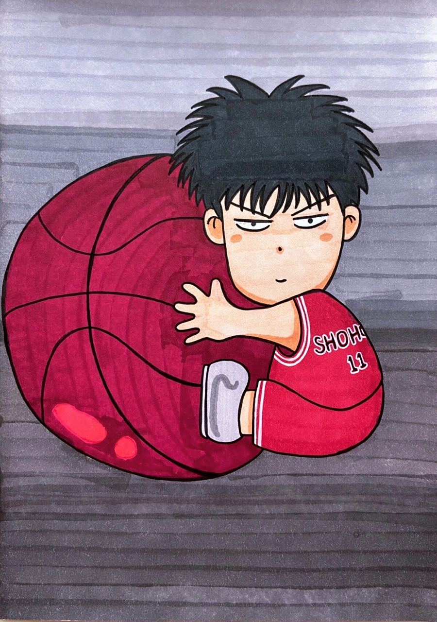96马克笔绘画|灌篮高手合集90 9696969696969696
