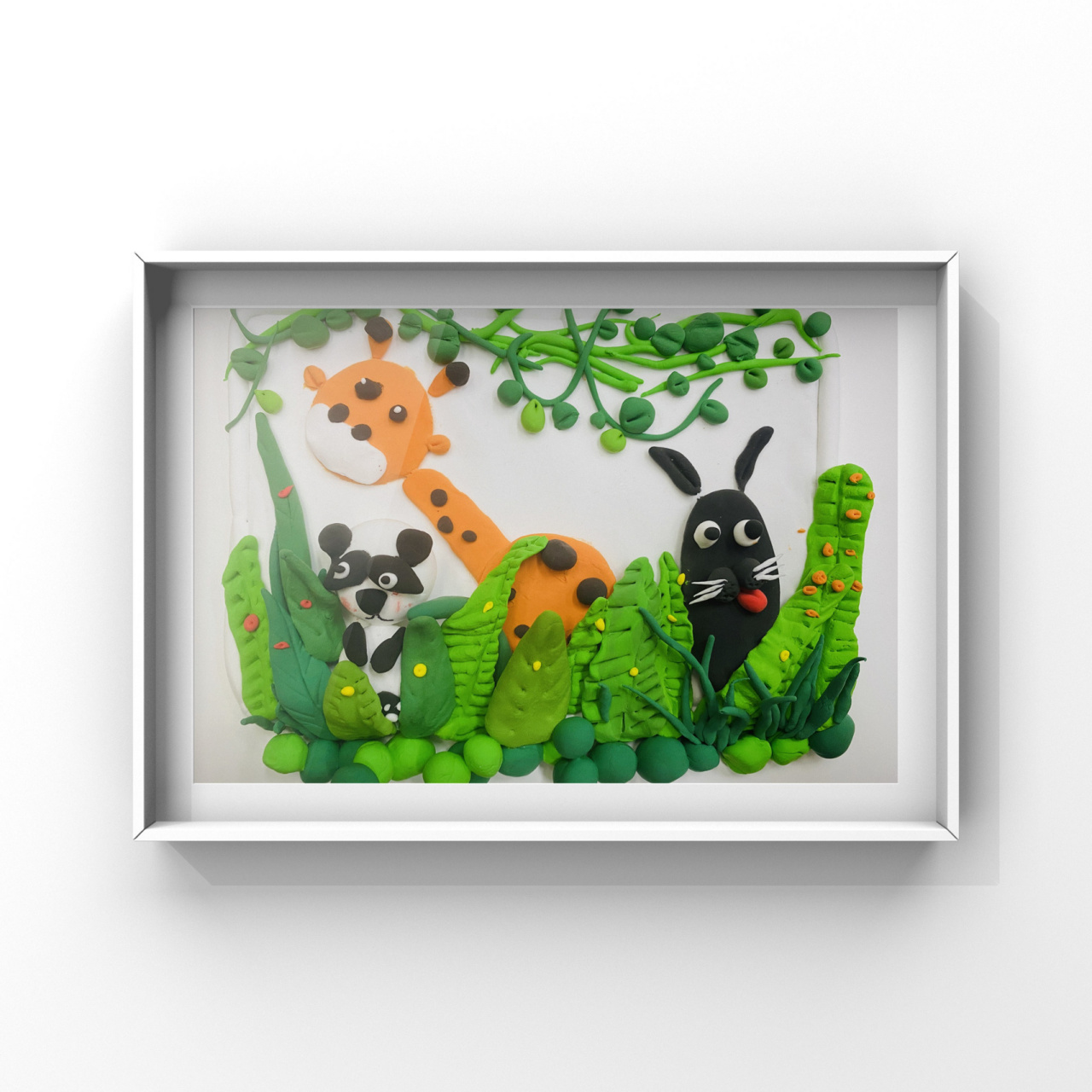 超轻粘土  动物森林   绿植 给小朋友做的一个示范 每个小朋友都可可