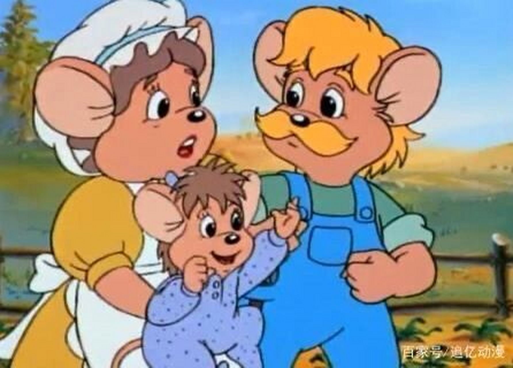 90后,怀旧,记忆中的动画片 《大草原上的小老鼠》(little mouse on
