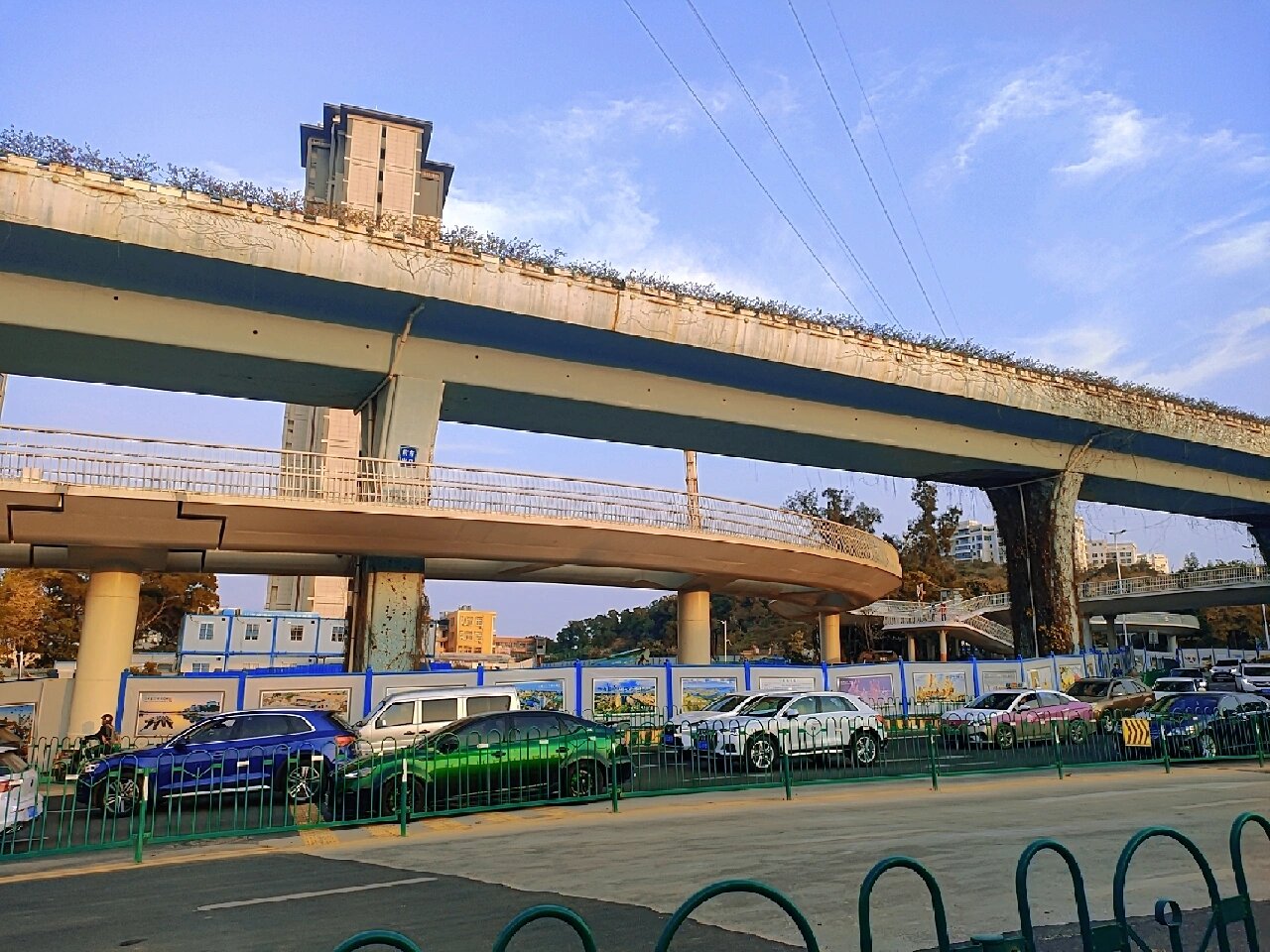 厦门空中自行车道路线图片