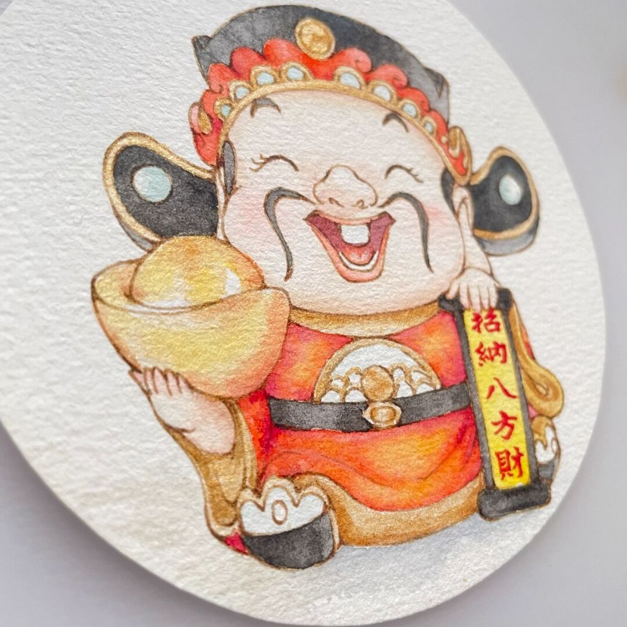 大年初五迎财神～ 当然要积极参与啦!