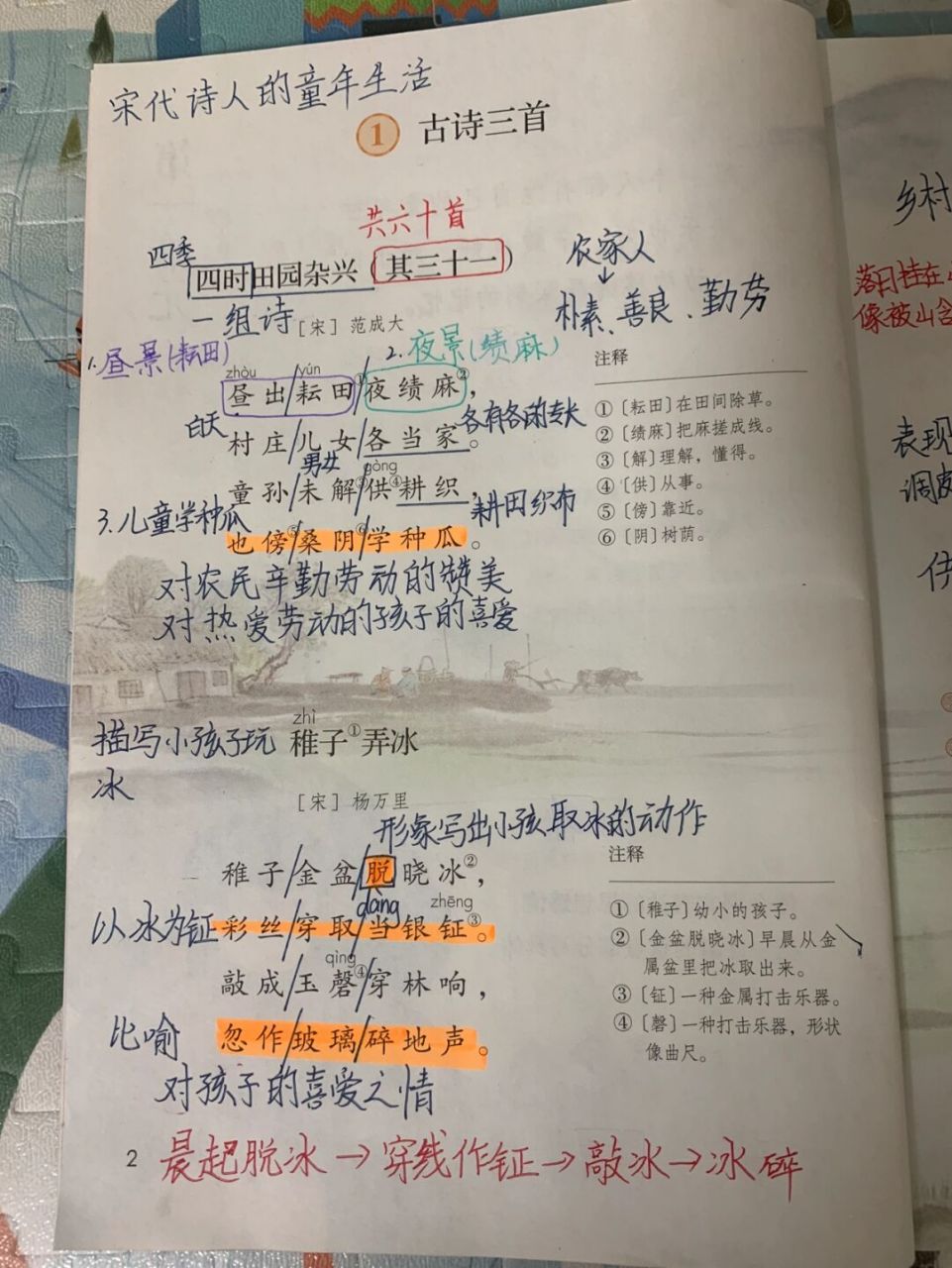 开学都能逆袭第一! #五下语文笔记# #寒假