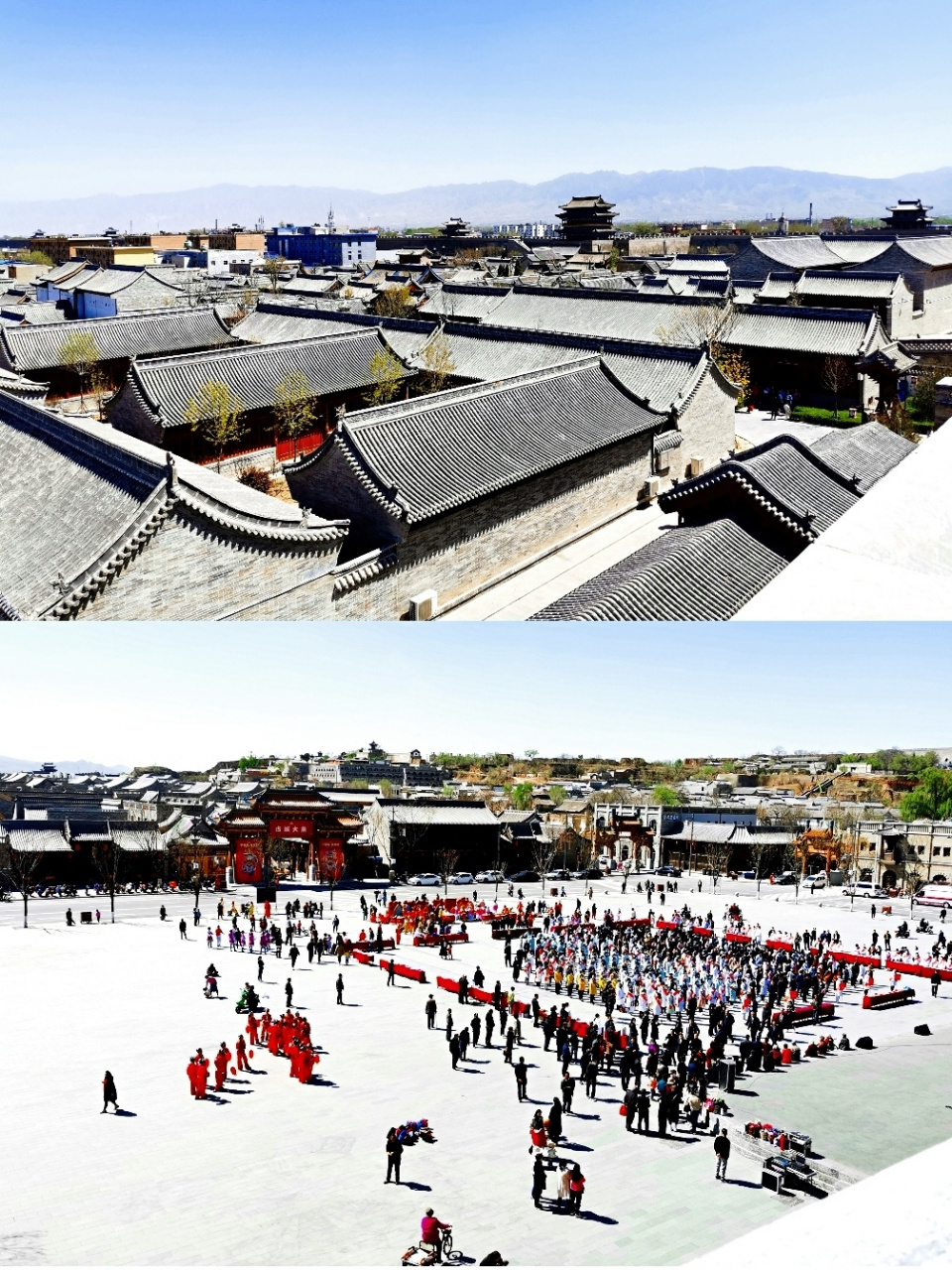 山西——忻州古城 2021年4月17日,今早从五台县出发,驱车80公里就到了