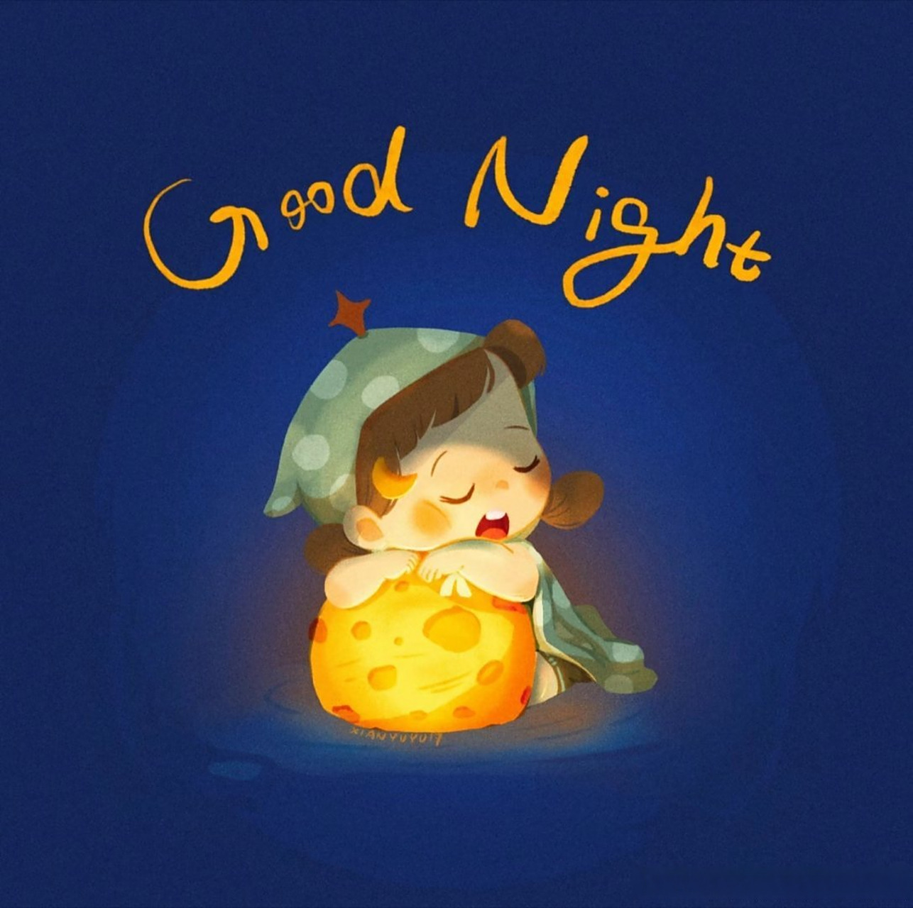 夜深了, 愿你一夜无梦有个好眠! 晚安98