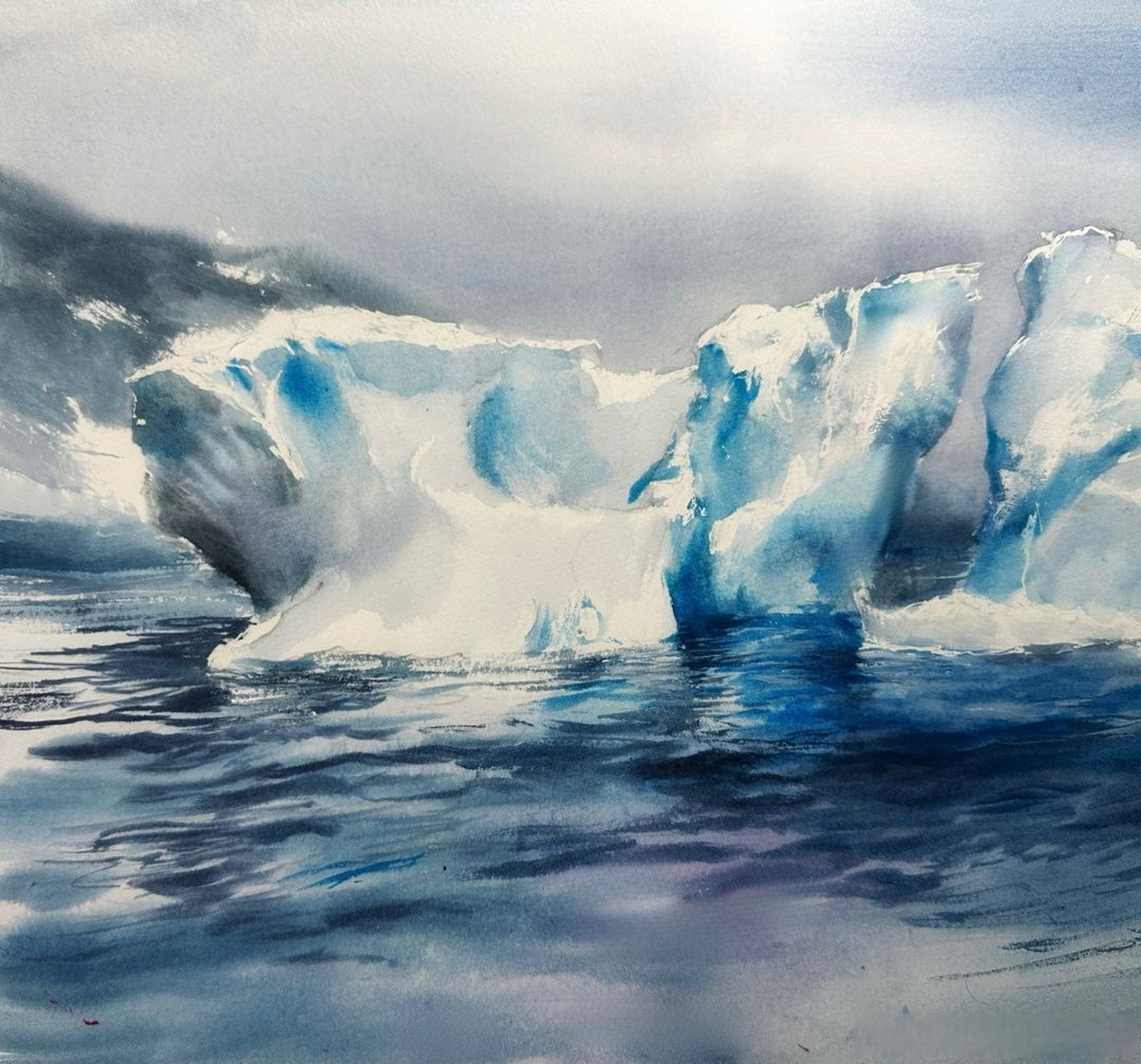 画家维森特·加西亚·富恩特斯水彩画