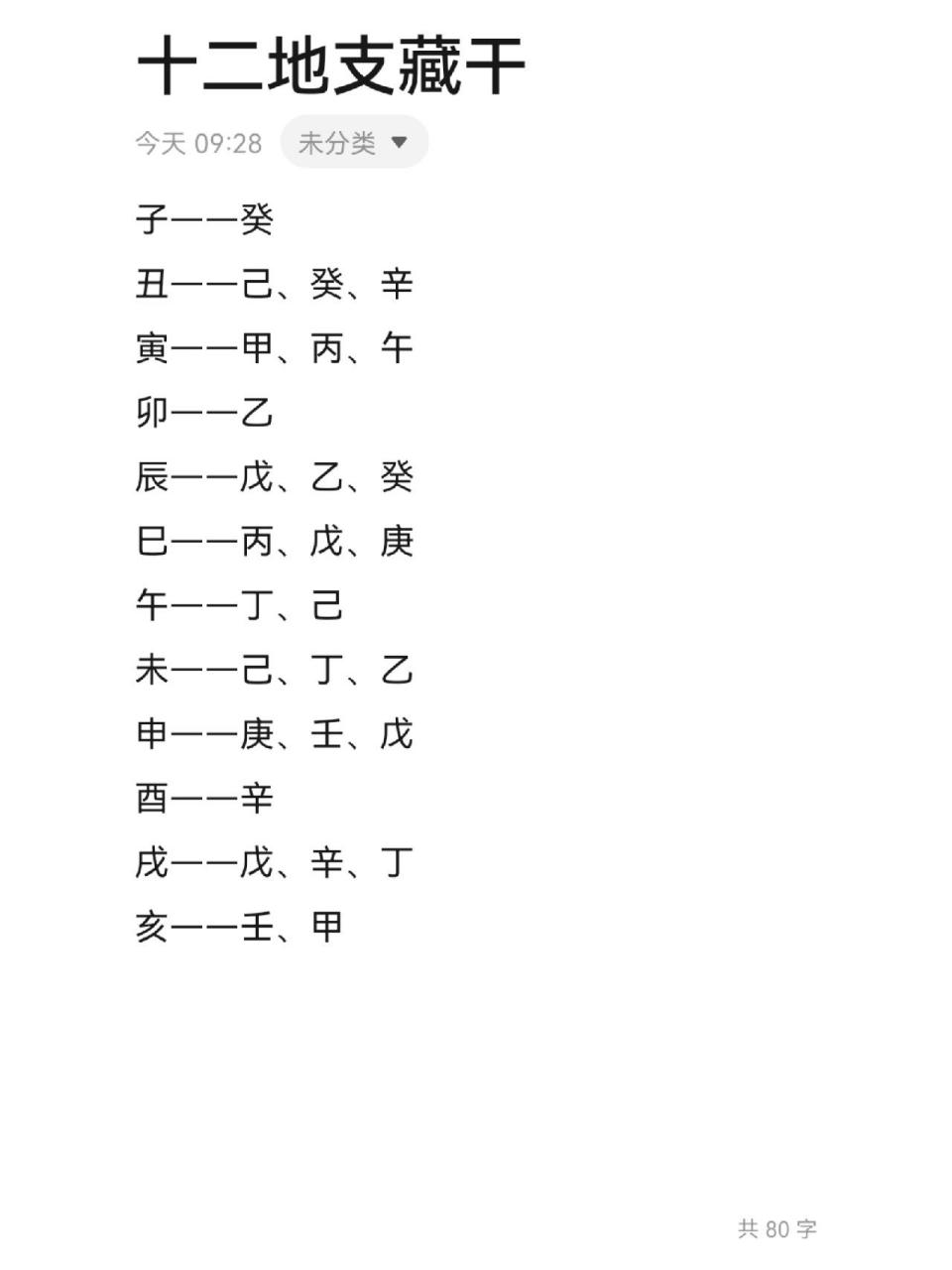 甲庚丁乙辛壬图片