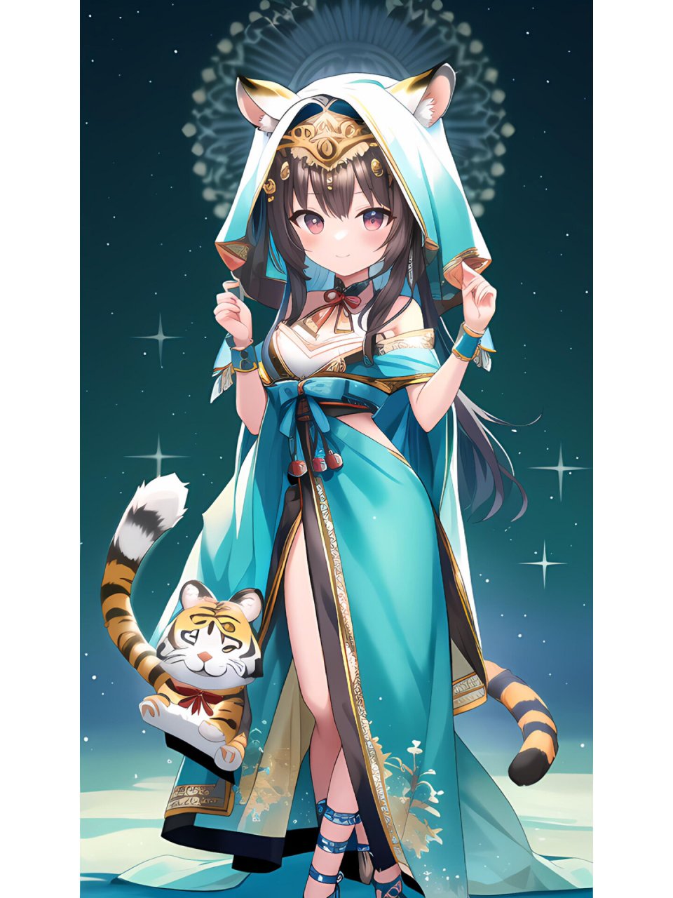 二次元十二生肖少女|虎拟人