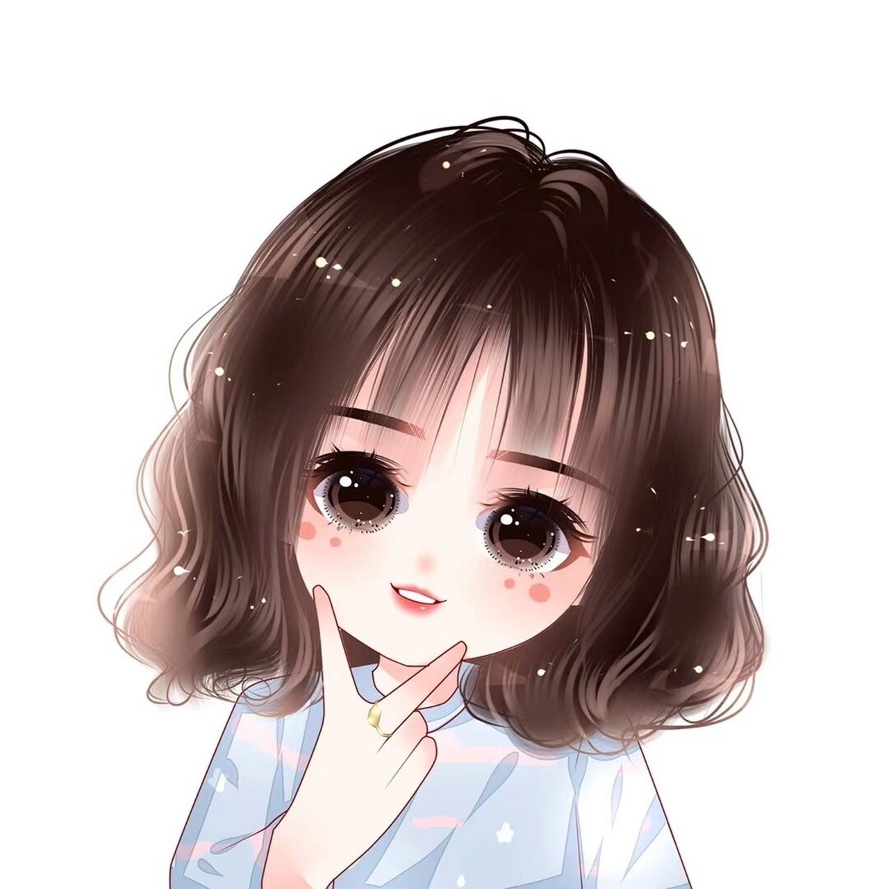 夏日清新的甜美风女生头像/微信头像 心里藏着小星星78 生活才会亮