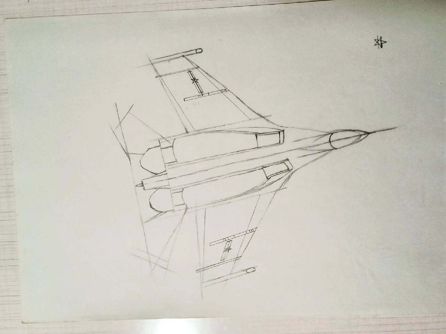 小白学画画之战斗机