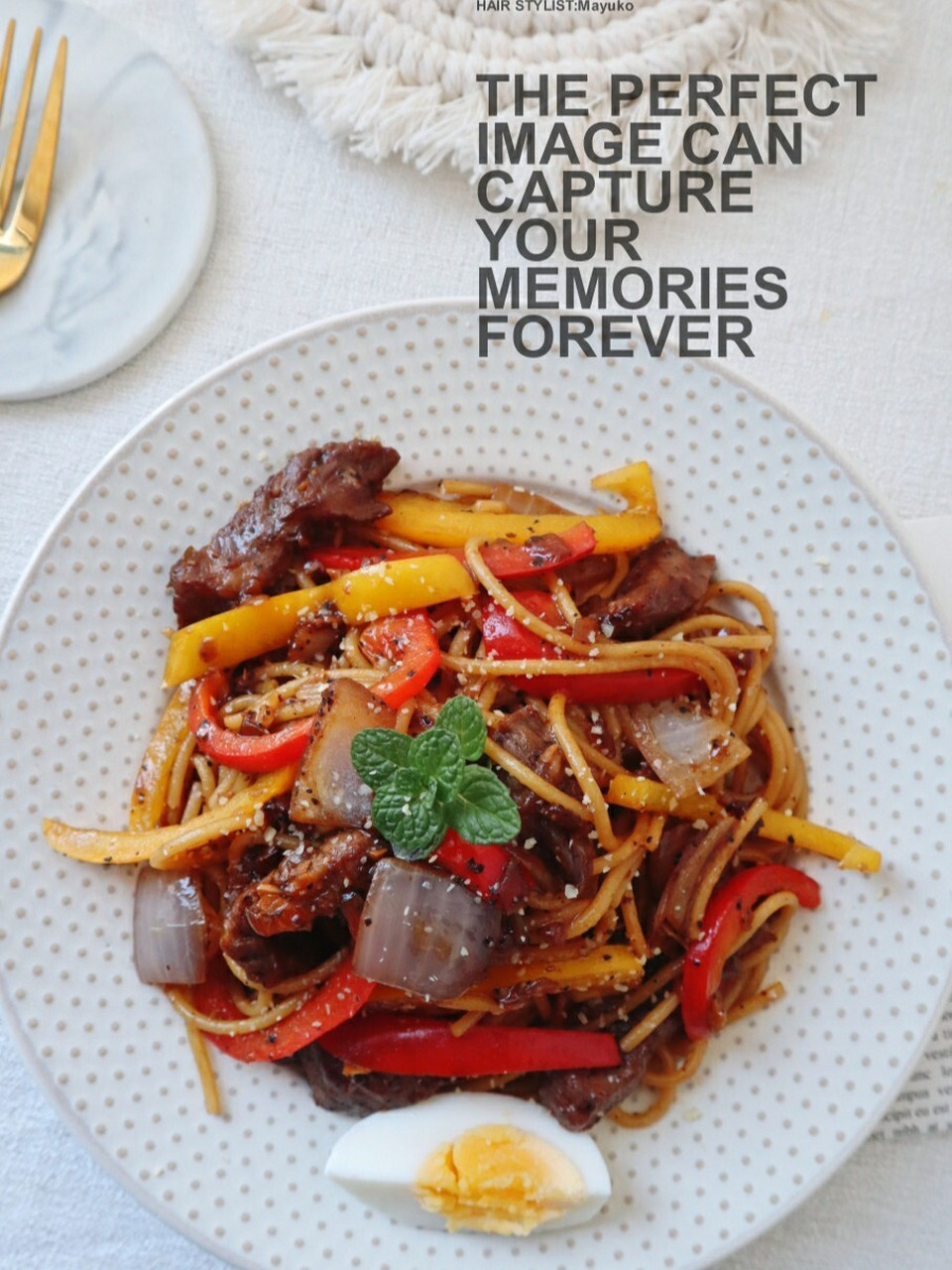 意面摆盘参考 菠菜虾仁意面,黑椒牛柳意面,番茄肉酱意面 #意面