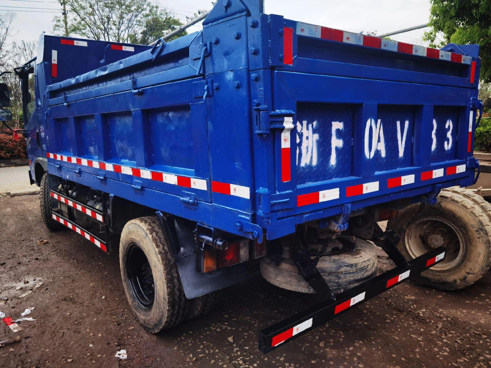 时代金刚738,国五自卸车中的天花板,仅行驶4万7千公里,发动机.变速箱.