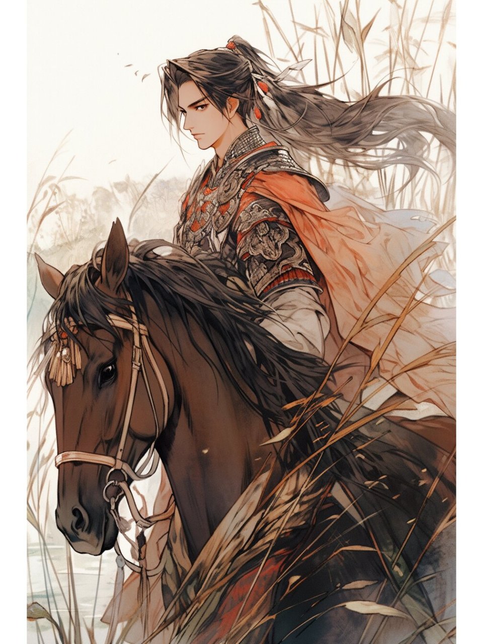 古风头像| 少年将军驭青骢,横枪跃马立战功 不问今死神魂灭,守土复疆