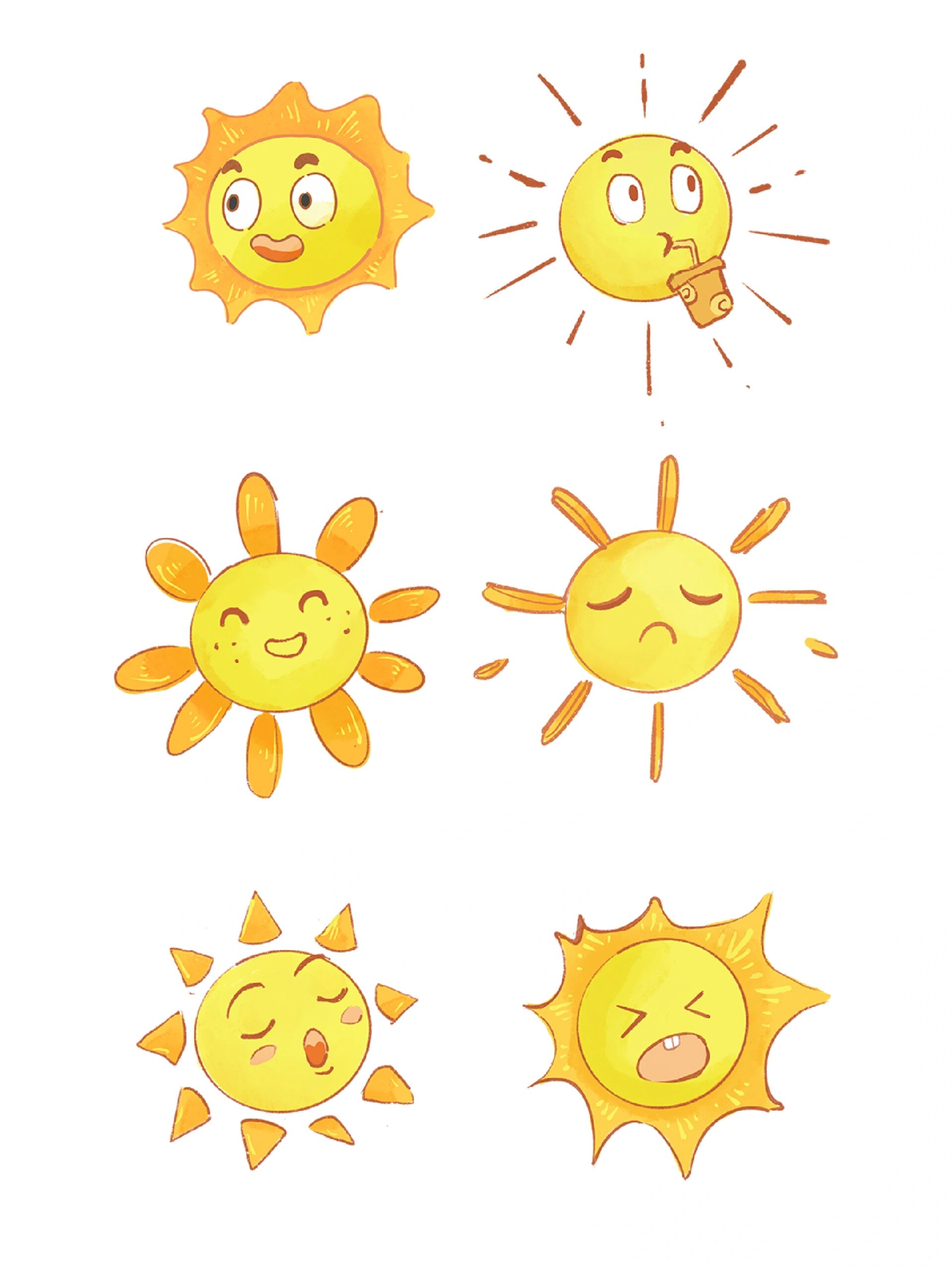 97卡通太阳|免扣素材97