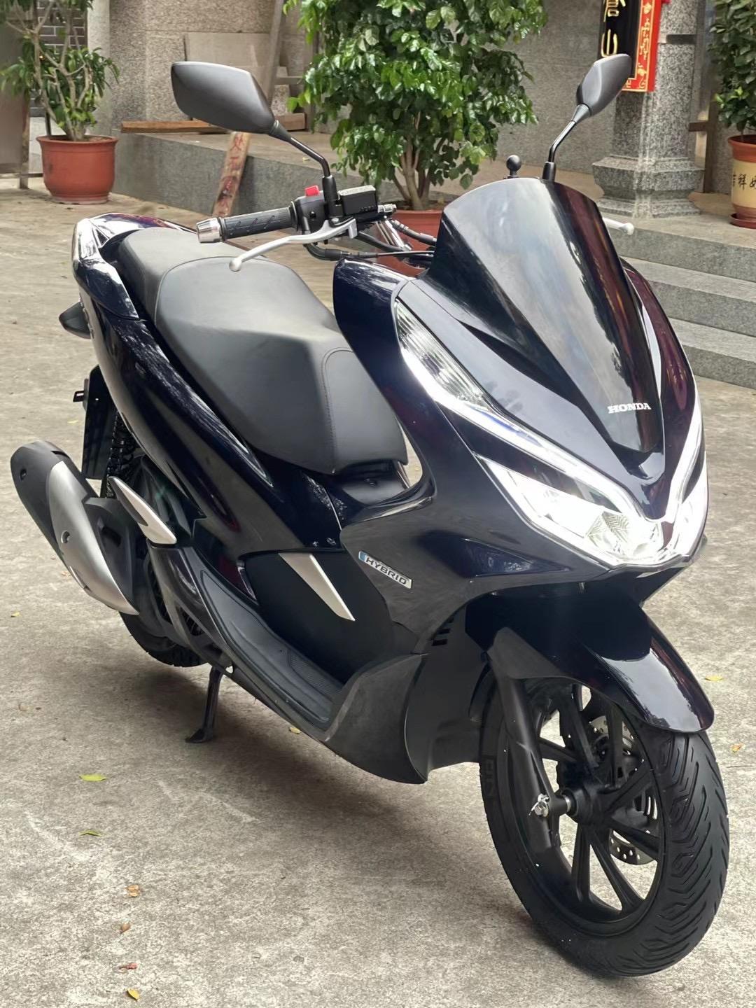 现货二手19年本田pcx150hybrid油电混合动力实公里2000多全车车衣