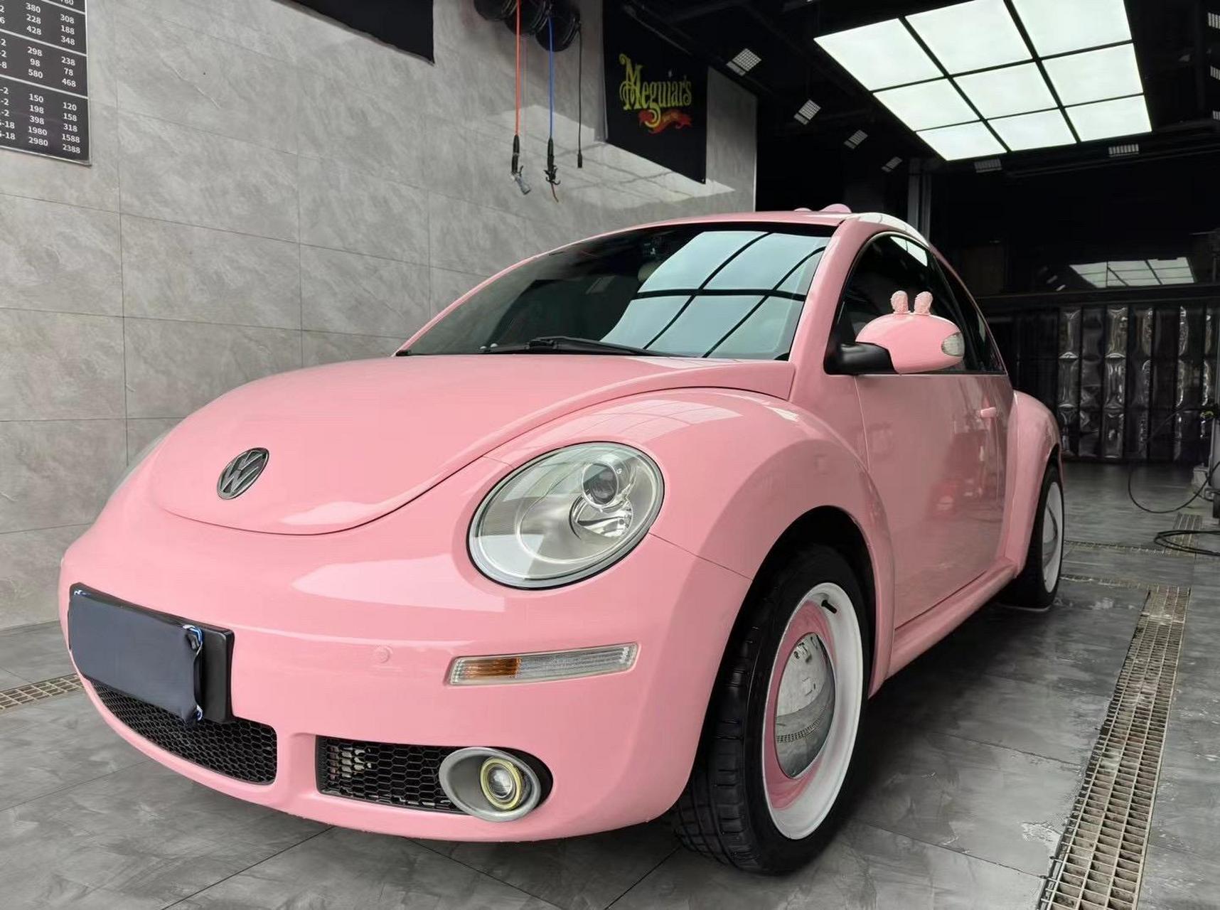 整备上架10年粉红色二代甲壳虫,很多客户一直问有没有粉红色的甲壳虫