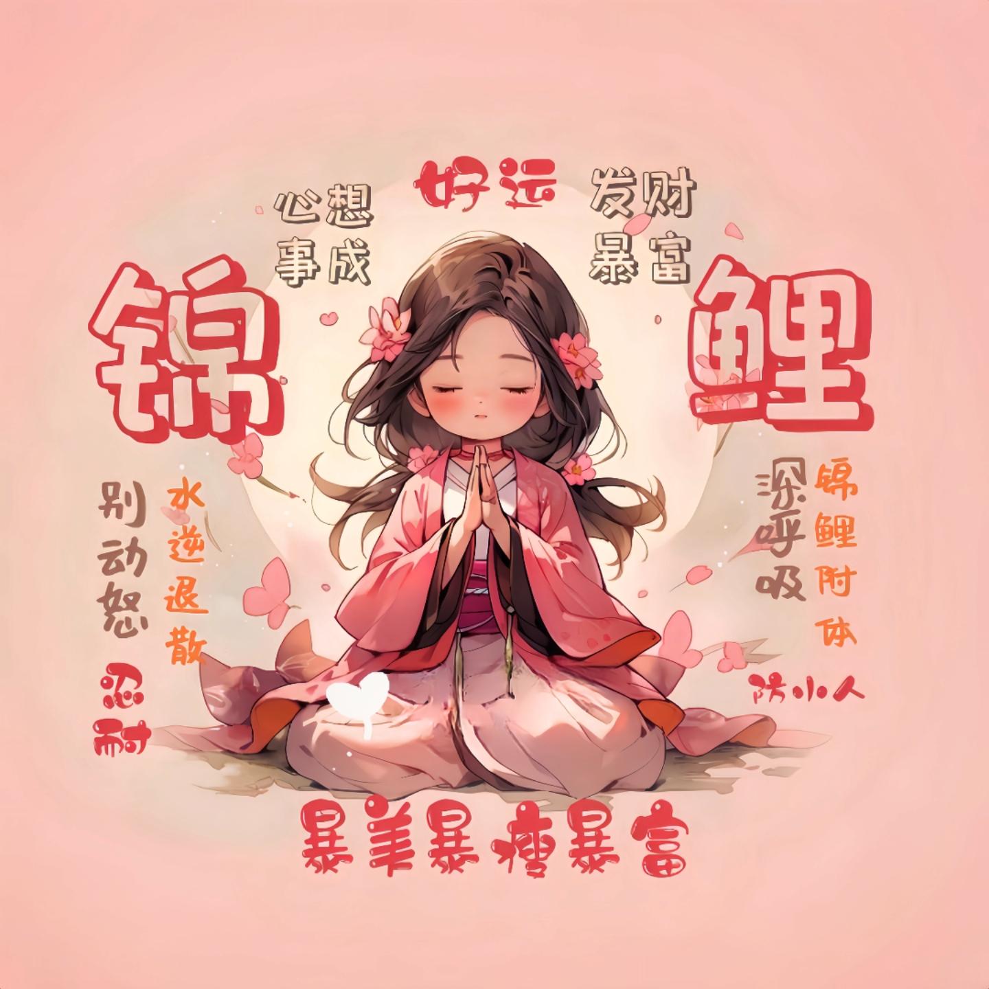 好用到爆的招财又好运头像接好运 锦鲤