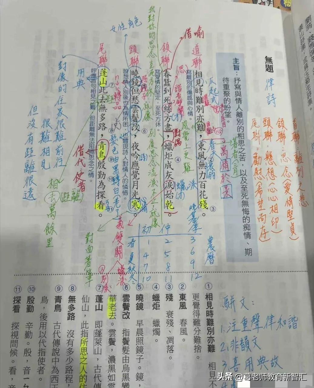 原来宝岛台湾的语文课本是这个样子滴