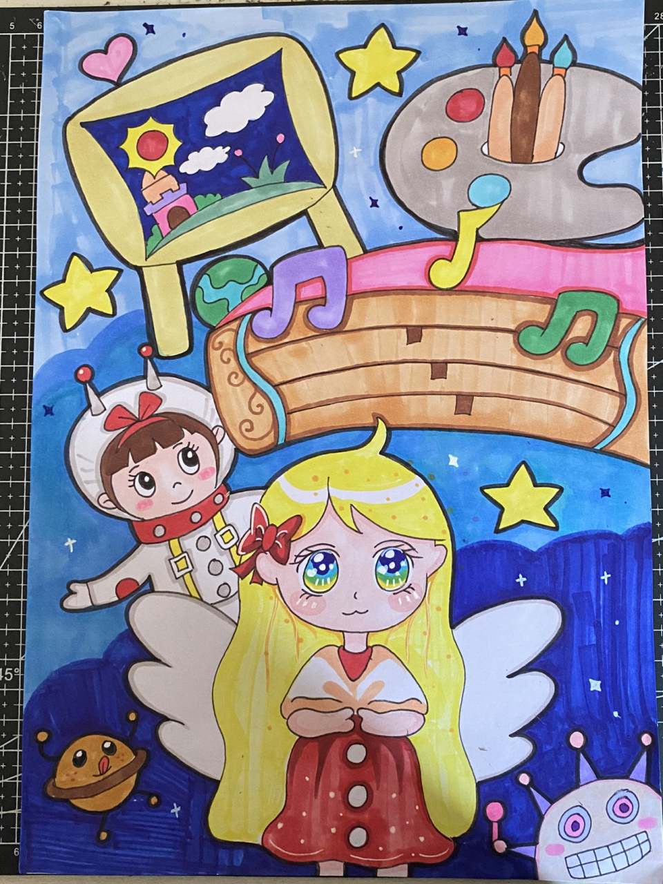 梦想主题画 儿童画 诺亚蒂杯 儿童创意画