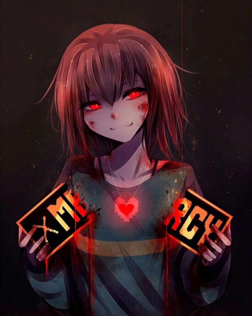 一些chara的壁纸~ #chara# #传说之下# #精美壁纸分享