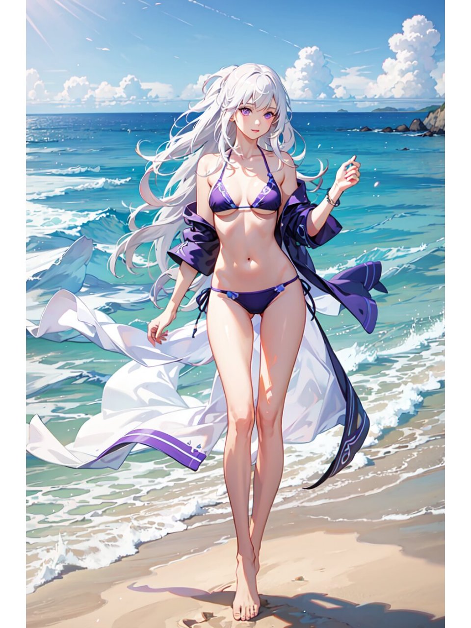 海边比基尼小姐姐-4