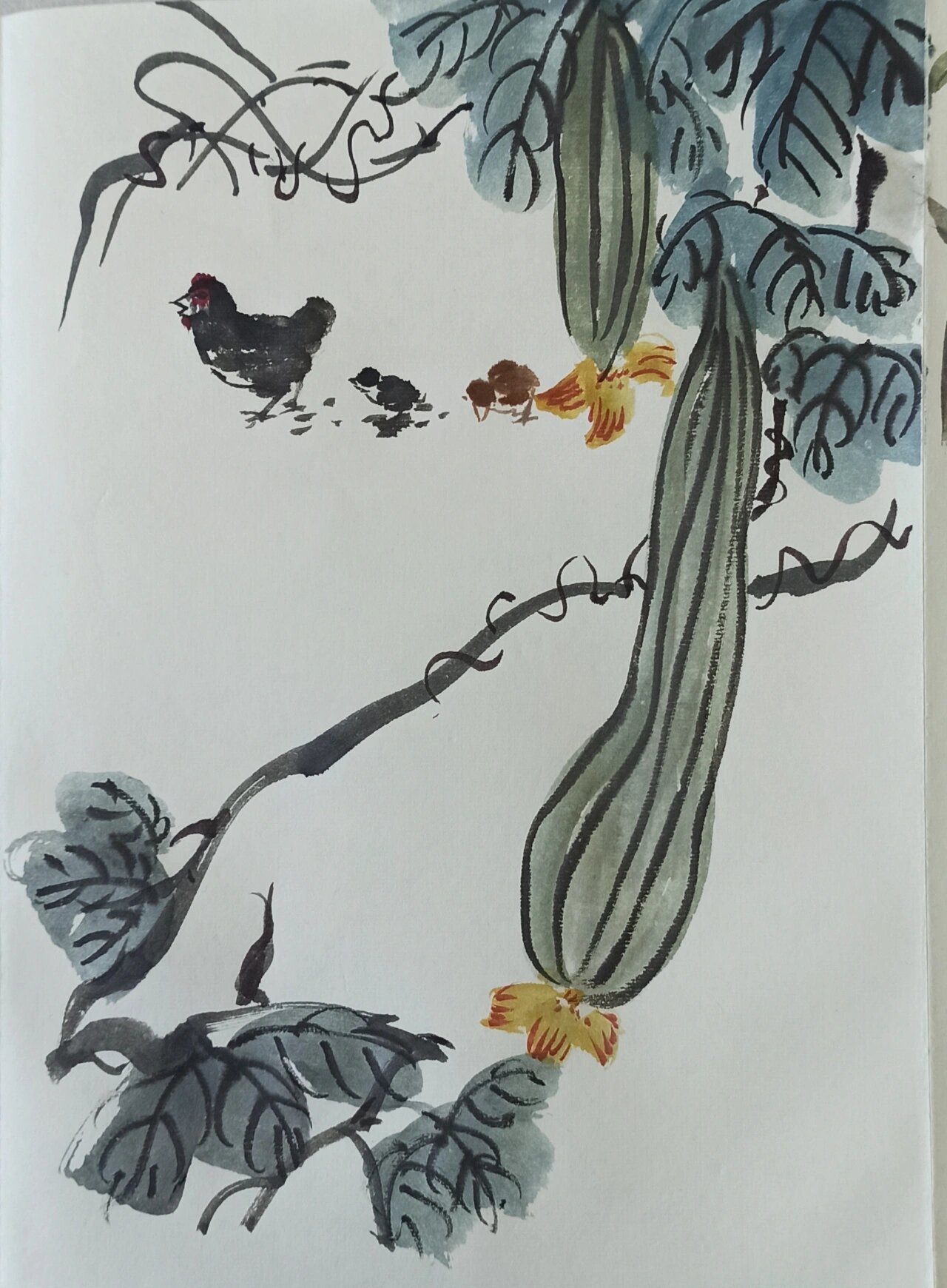 ①国画绘本‖水墨版小蝌蚪找妈妈绘本