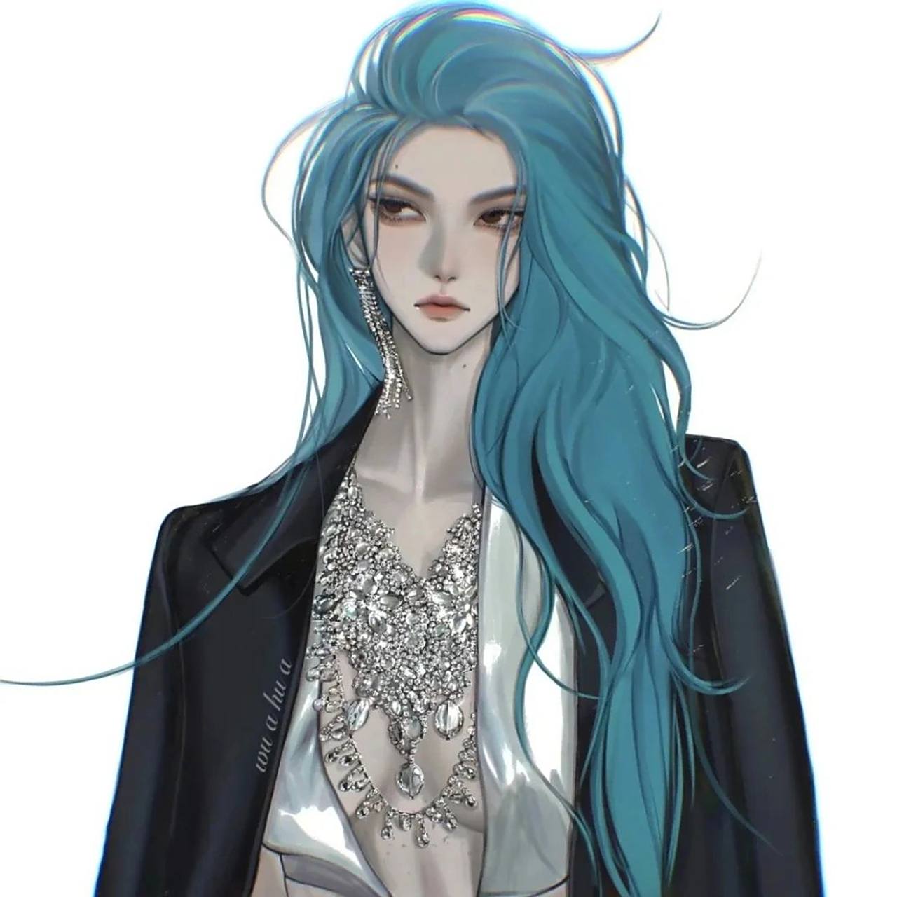 是拽姐配的上的动漫头像吧 太酷啦太酷啦 反正星星是驾驭不住呜呜呜