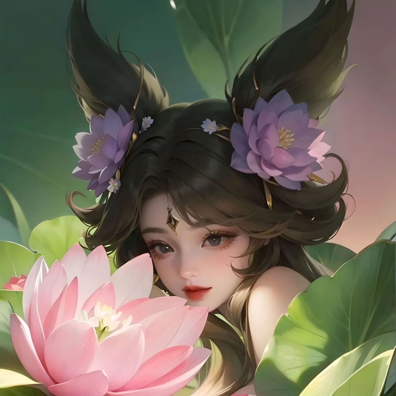 花仙子(划掉)嫦娥头像分享94 发现嫦娥有两款和花相关的皮肤94