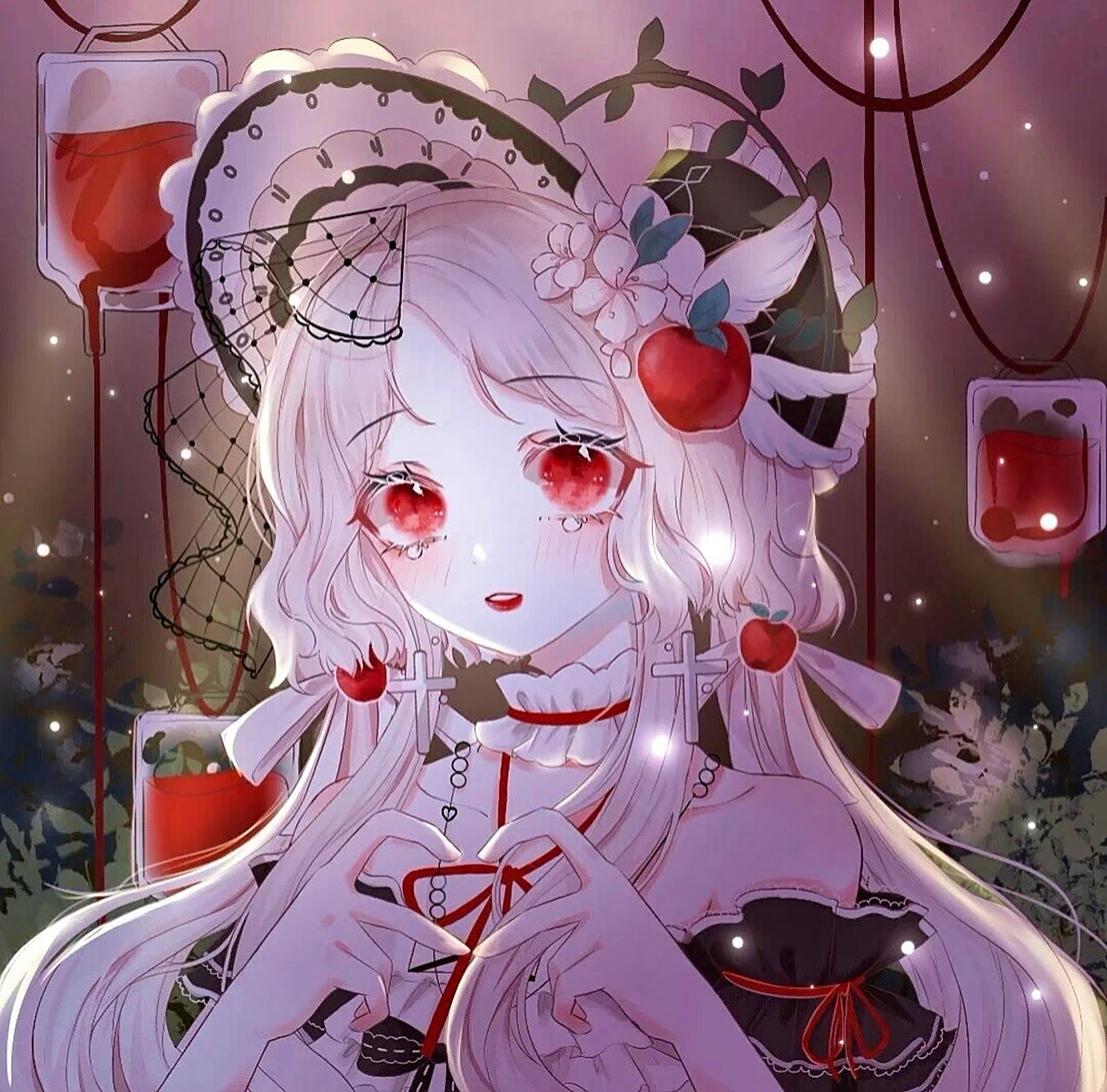 暗黑系可爱动漫女生头像 头像分享