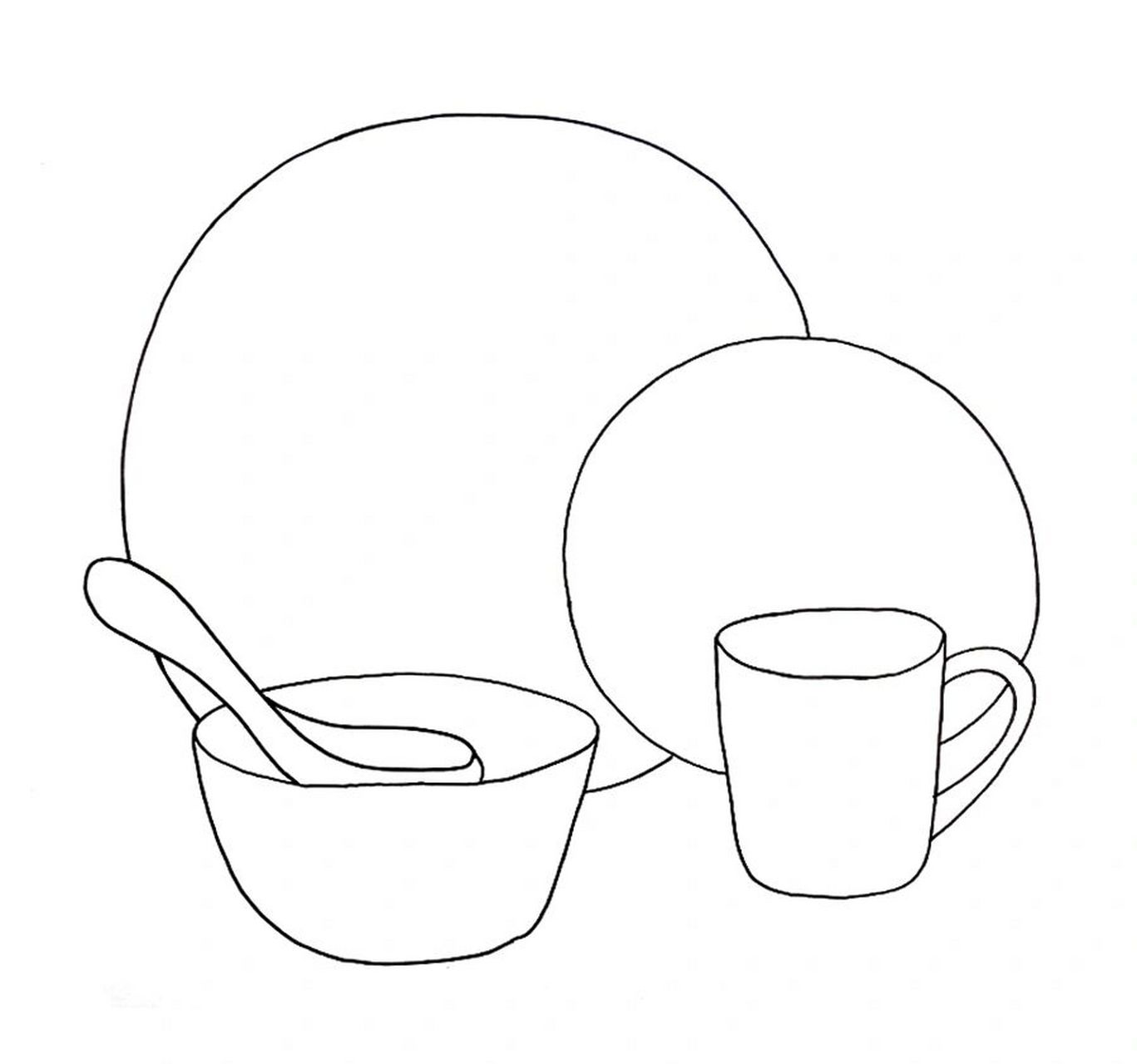 儿童画教程|生活之美/盘碗杯碟的艺术 【教学重难点】 97 ①运用