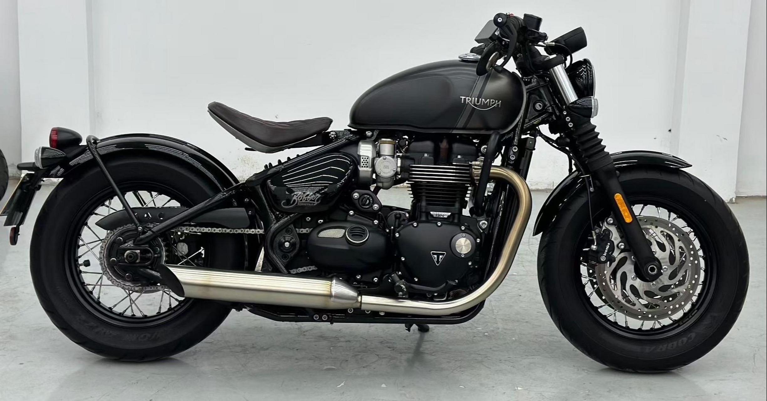 21年凯旋bobber改款12升大油箱,21年凯旋bobber改款12升大油箱,一手