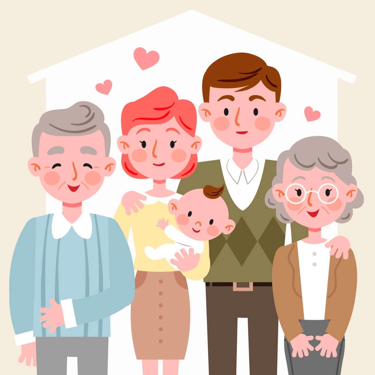 幼儿园素材94我的一家人,我爱我家,我的家 幼儿园作业,我的一家人